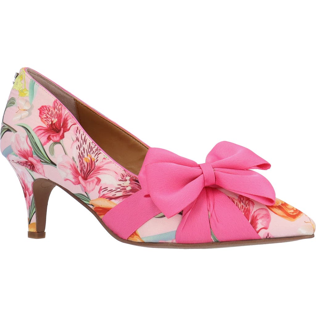 J. Reneé Verbena Pointed Toe Pump In Pink/orange/fuchsia