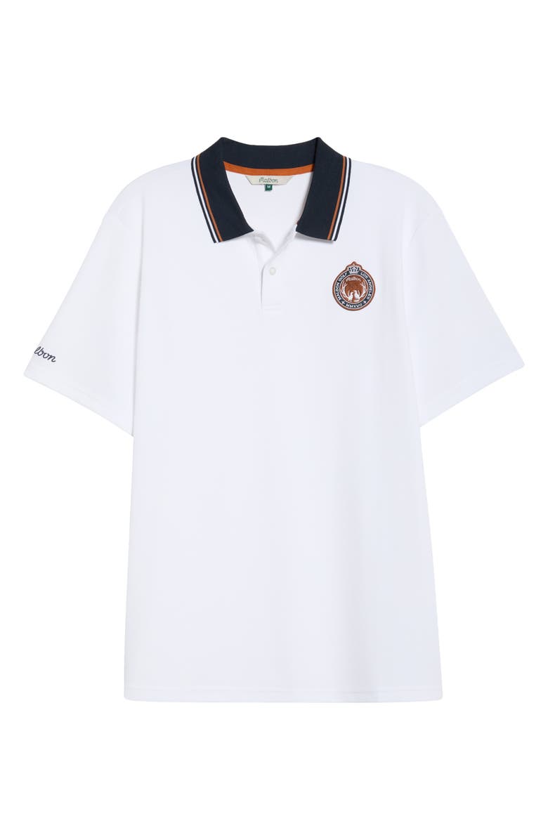 Malbon Golf Fairway Oakwood Polo, Alternate, color, White
