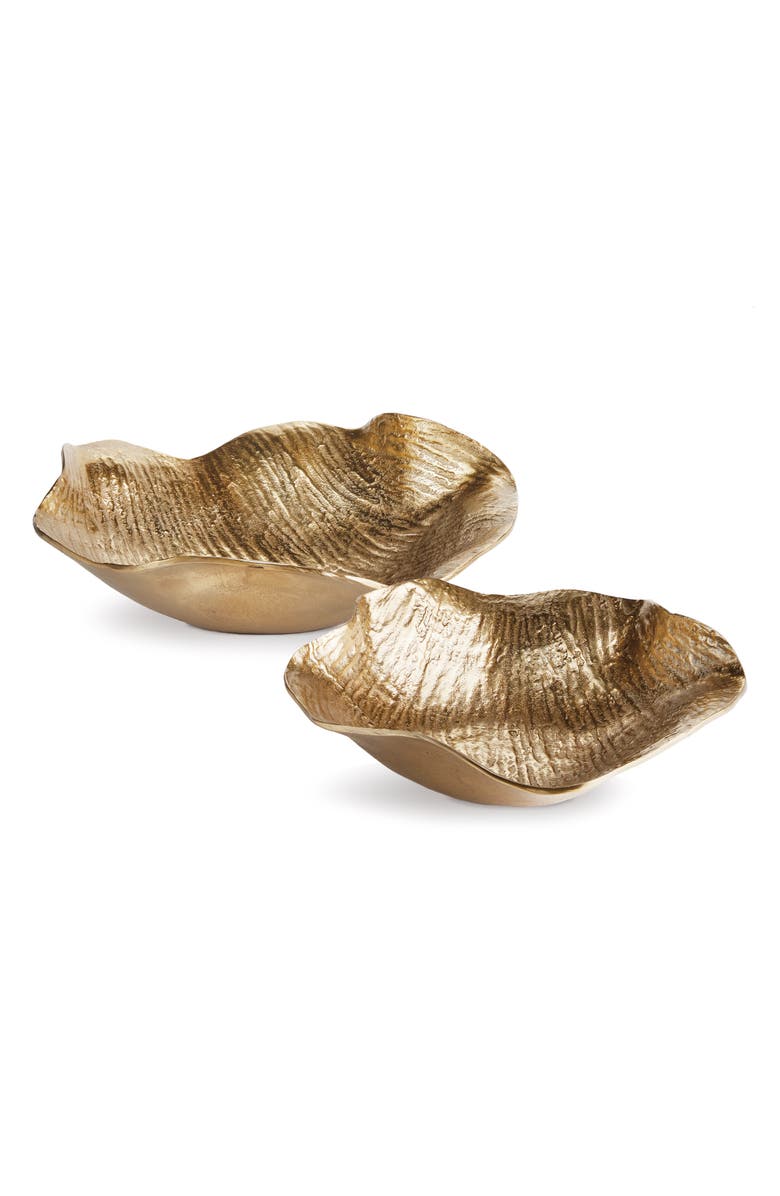Napa Home & Garden Clarice Decorative Bowls Set of 2, Main, color, Gold