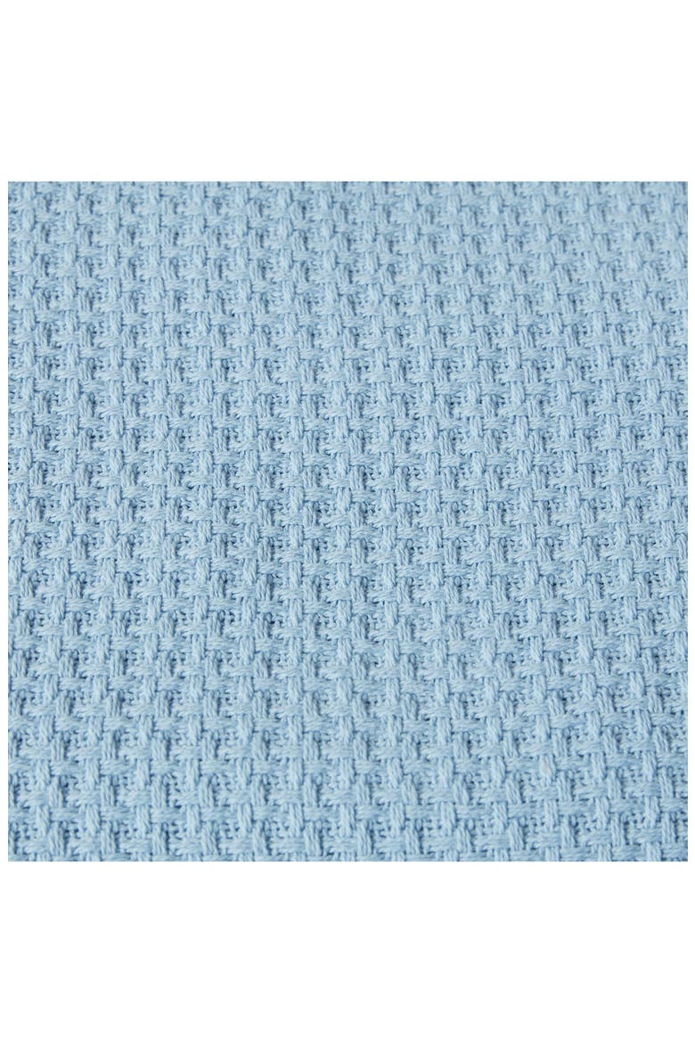 Bahama Coast Cotton Blanket, Alternate, color, COASTAL BLUE
