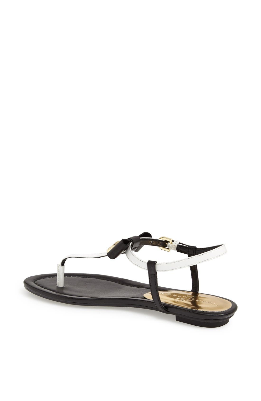 'Radon II' Sandal, Alternate, color, BLACK/ BIANCO