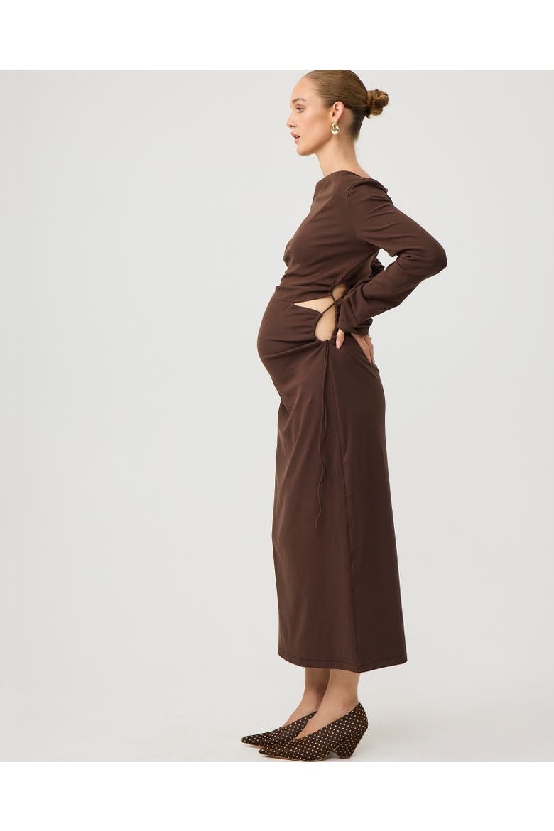 Aura Dress, Alternate, color, Brown