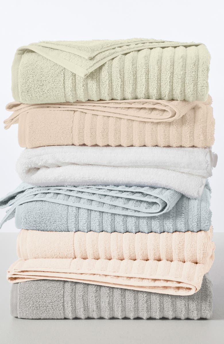 Woven & Weft Combed Cotton 2-Pack Bath Towels, Alternate, color, Navy Blue