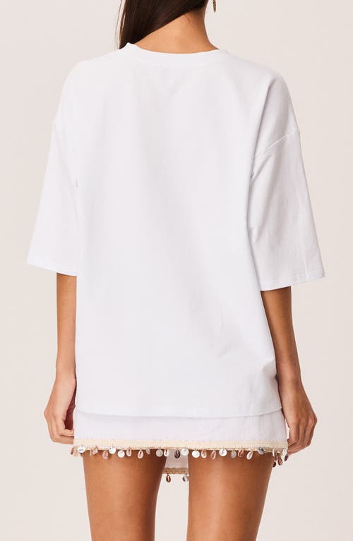 Sndys Lyla Shell T-shirt In White
