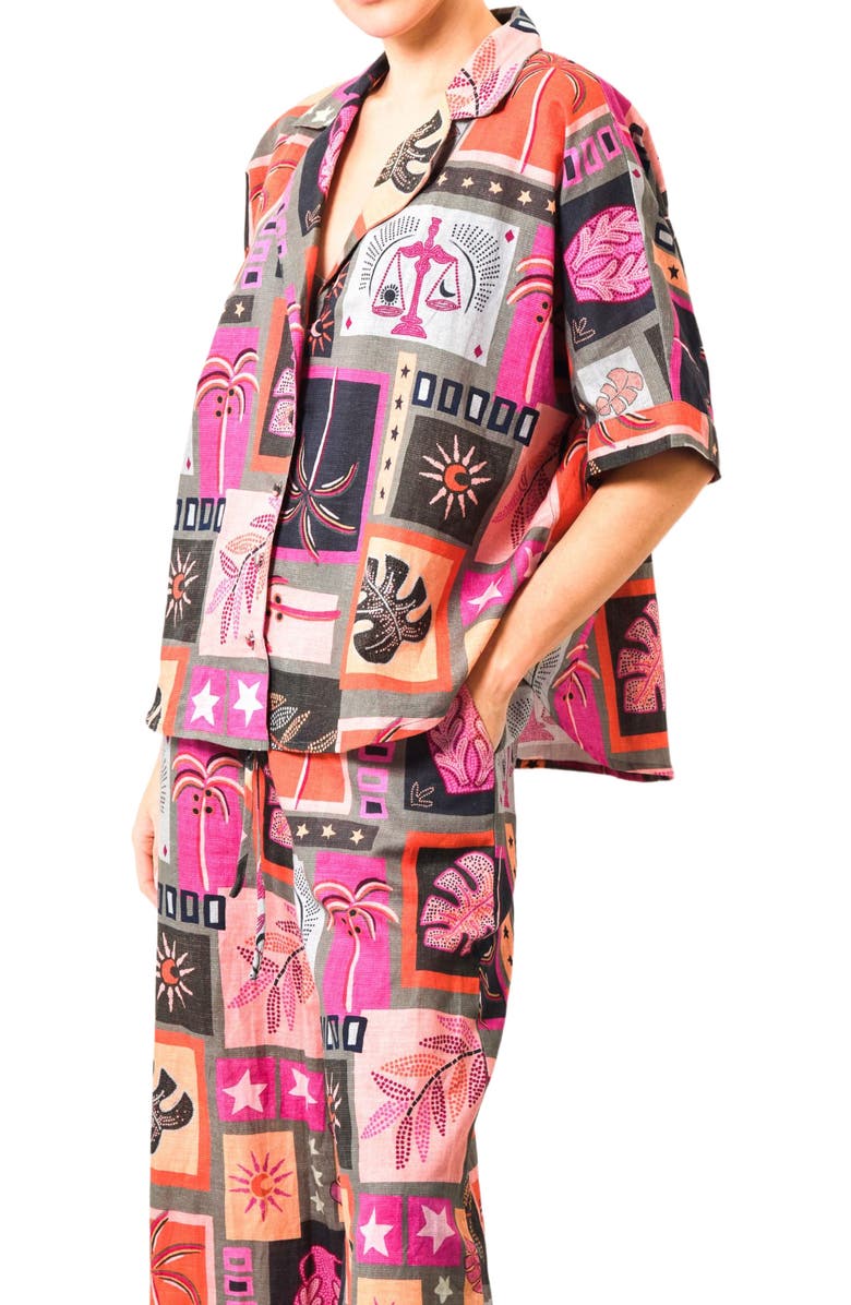 Walnut Melbourne Tropez Shirt, Alternate, color, Tarot