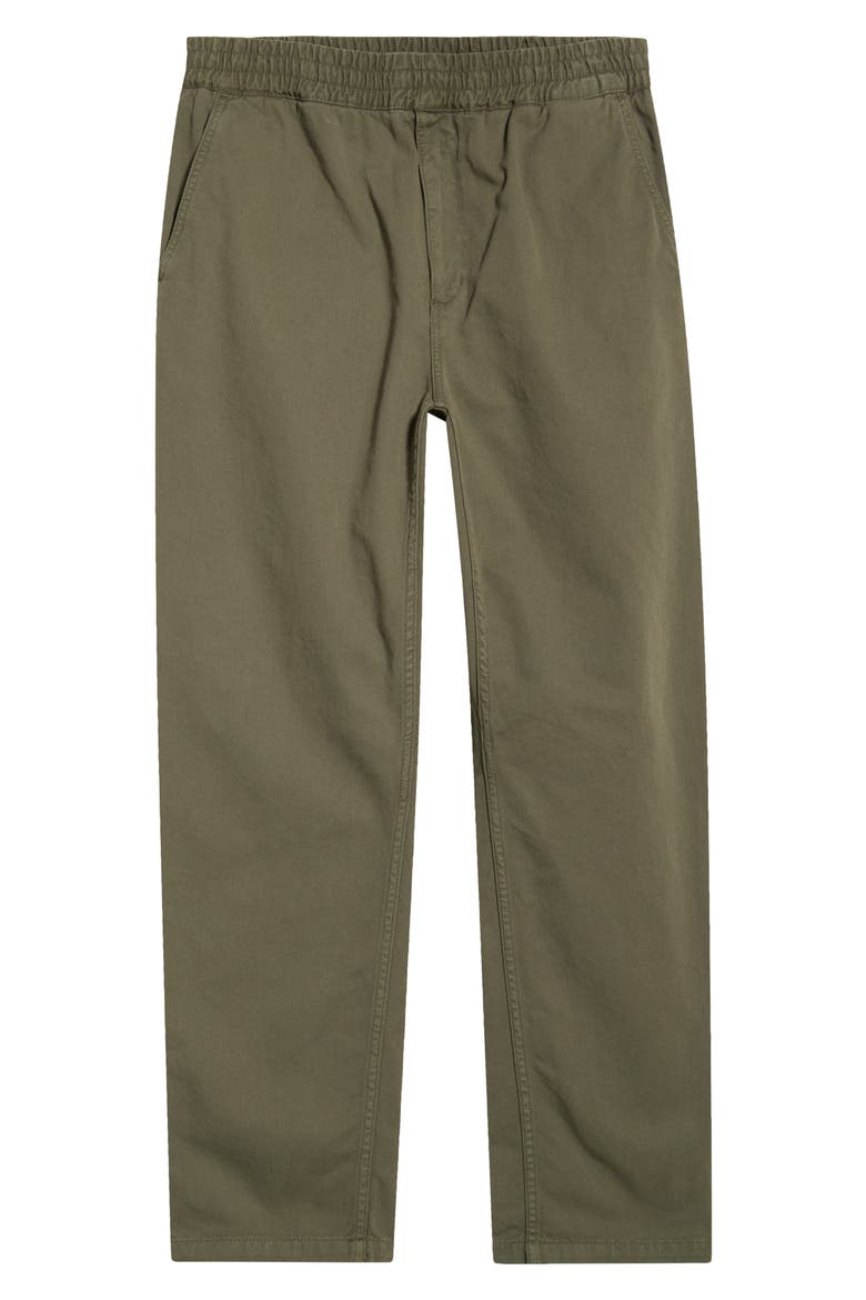 Flint Straight Leg Twill Pants, Alternate, color, LEAF (GARMENT DYED)