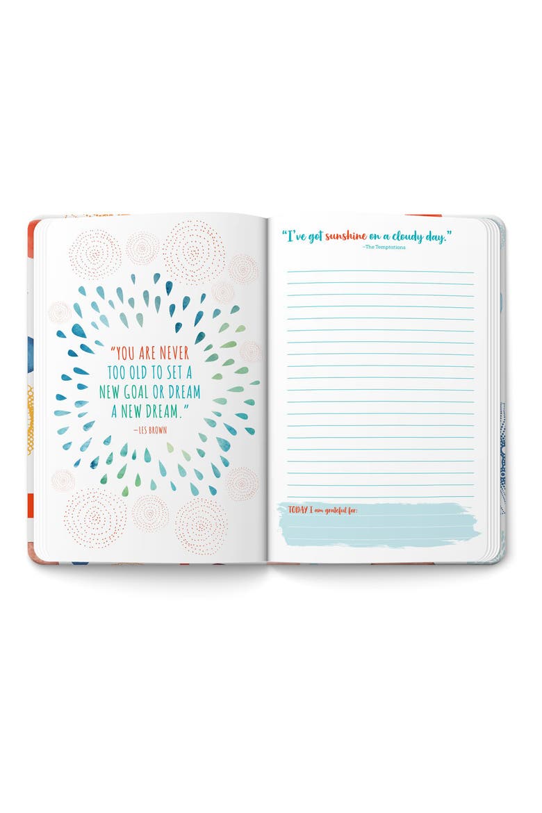 Live Happy Notebook, Alternate, color, Multicolored