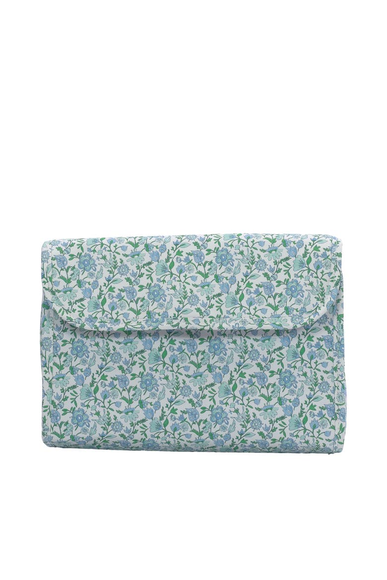 Hamptons Floral Hanging Toiletry Bag, Alternate, color, Blue