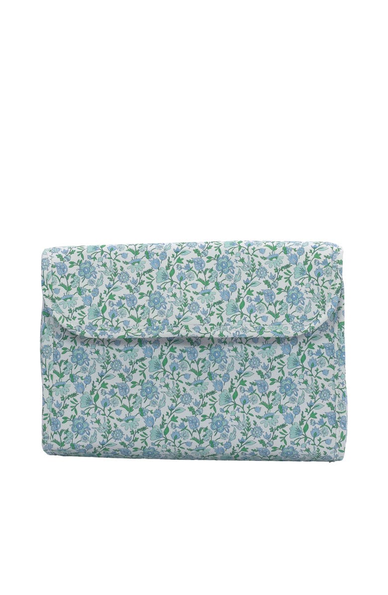 TRVL Design Hamptons Floral Hanging Toiletry Bag, Alternate, color, Blue