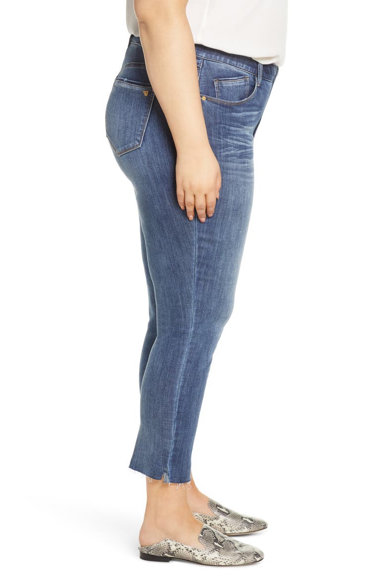 'Ab'Solution Crop Skinny Jeans, Alternate, color, BLUE