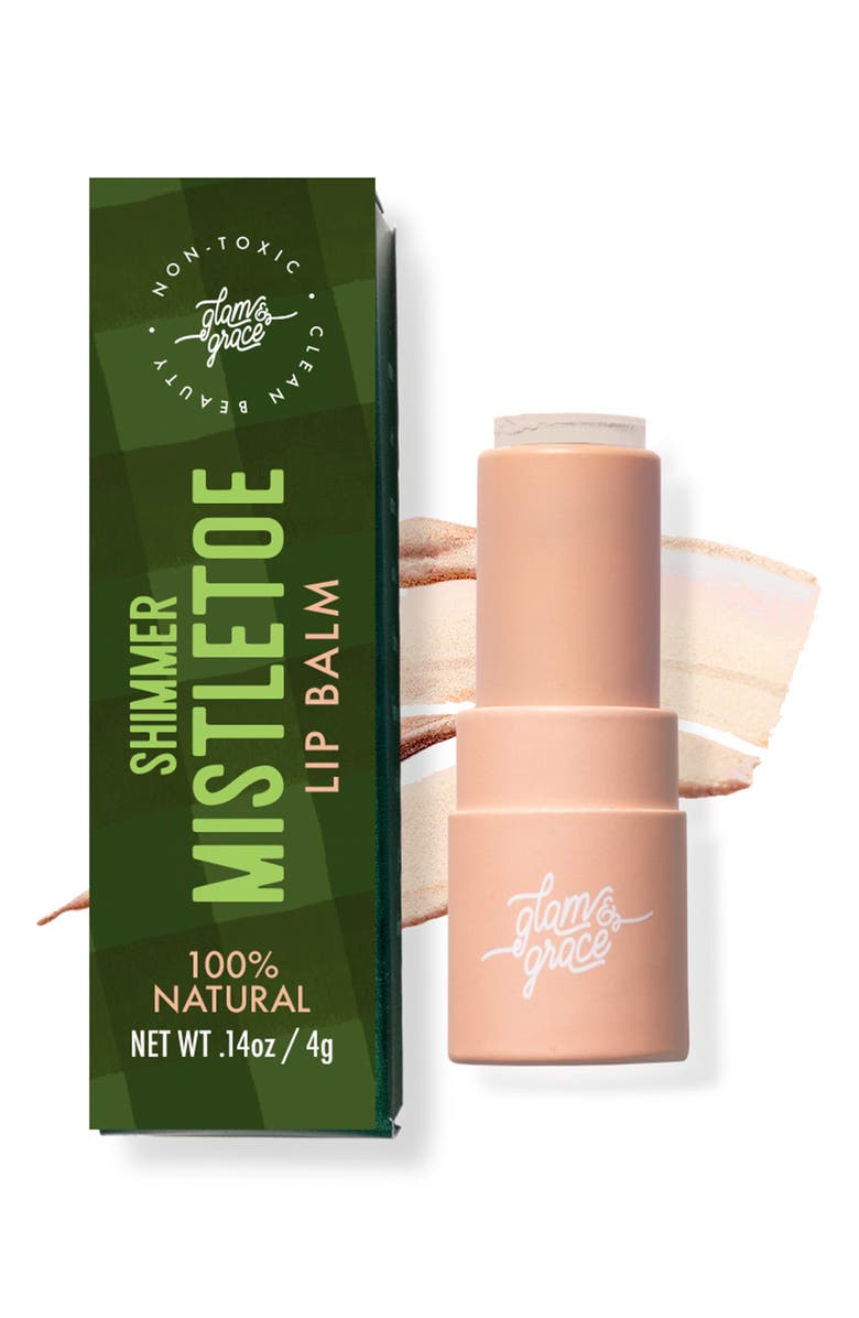Glam & Grace Shimmer Lip Balm, Alternate, color, Mistletoe