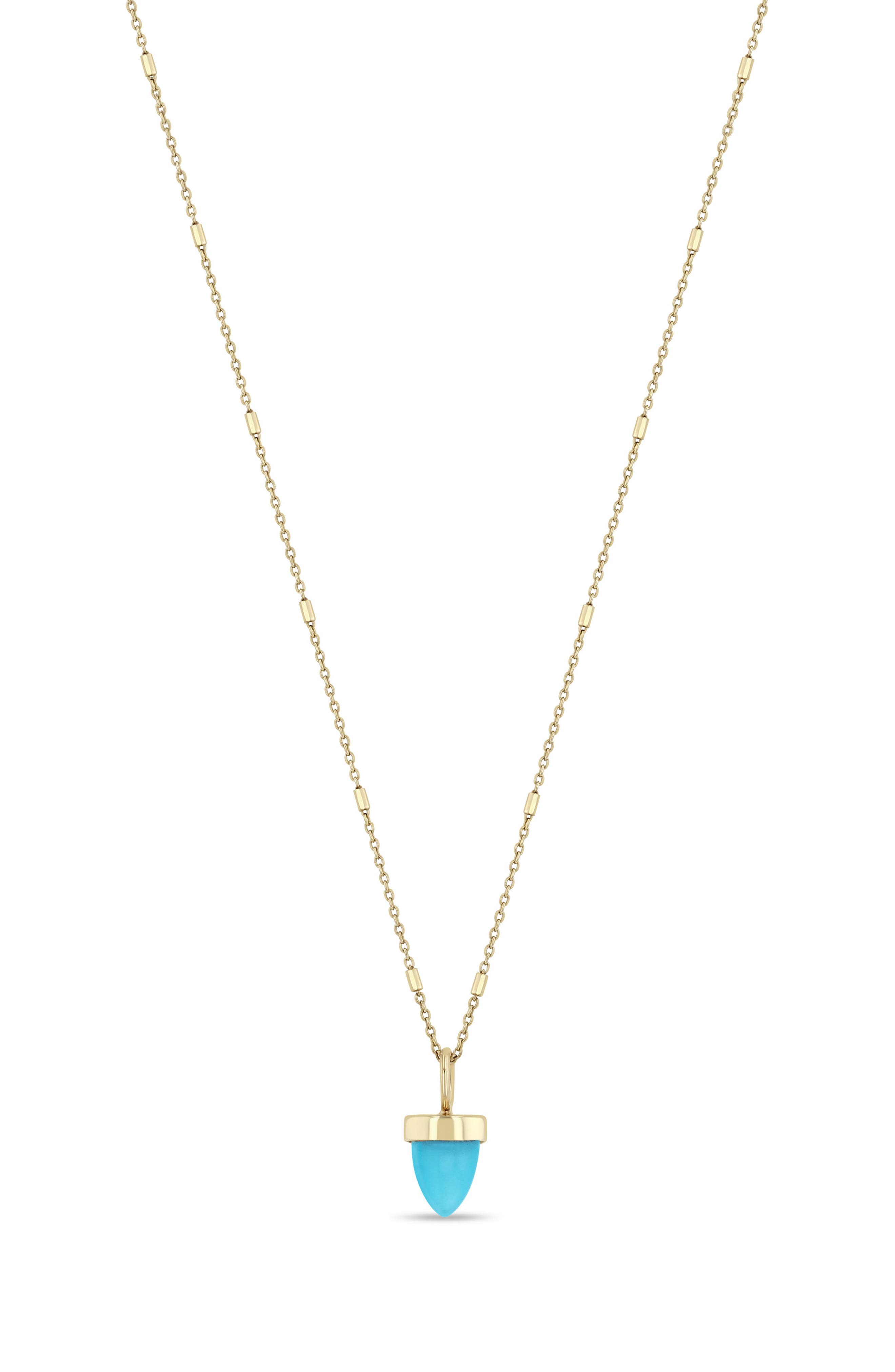 selected 14K YELLOW GOLD / TURQUOISE