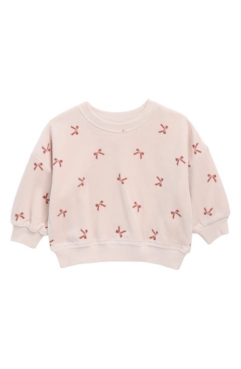 Velour Relaxed Sweatshirt
