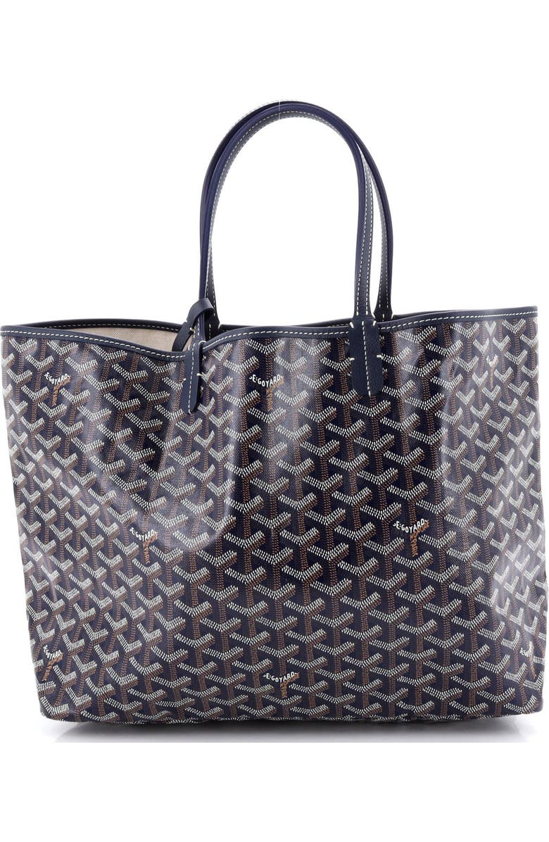 Pre-Owned Goyard Saint Louis Tote Coated Canvas PM, Alternate, color, Blue