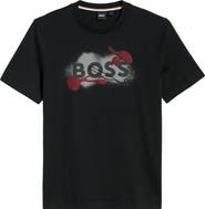 BOSS Thompson Embossed Logo Graphic T-Shirt