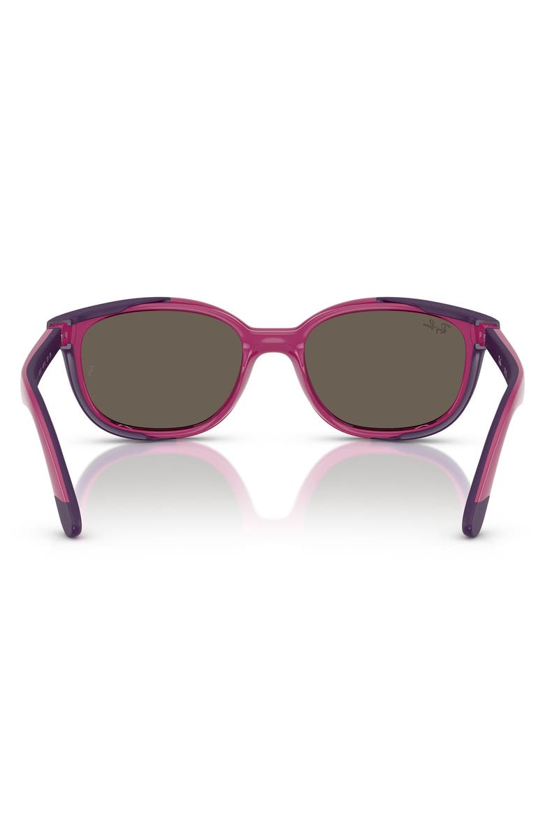 Ray-Ban Kids' 46mm Pillow Optical Glasses & Clip-On Sunglasses, Alternate, color, Brown