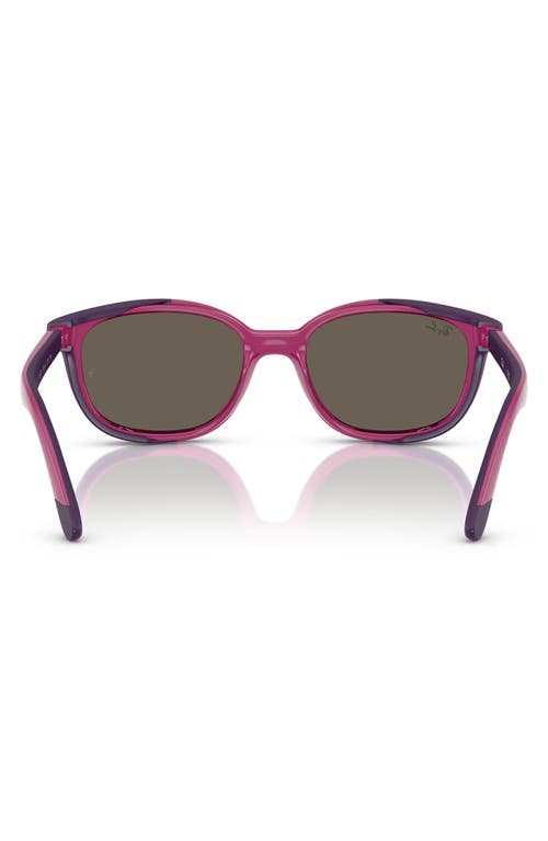 Shop Ray Ban Ray-ban Kids' 46mm Pillow Optical Glasses & Clip-on Sunglasses In Brown