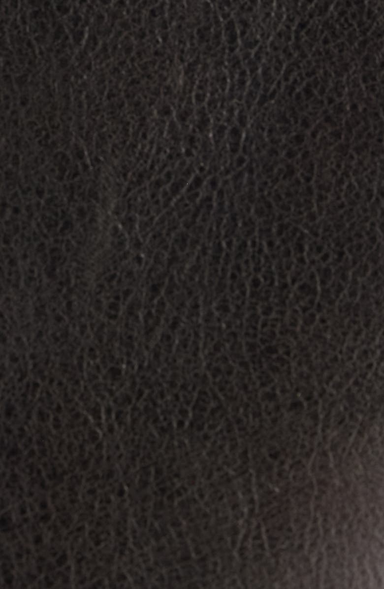 Acne Studios Litera Genuine Shearling & Leather Hooded Jacket, Alternate, color, Brown/ Beige