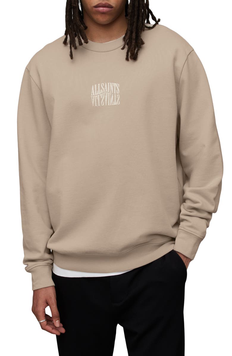 AllSaints Varden Logo Graphic Sweatshirt, Main, color,