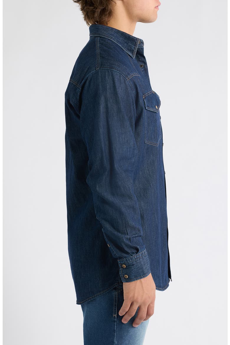 Cotton Denim Shirt, Alternate, color, BROADWAY