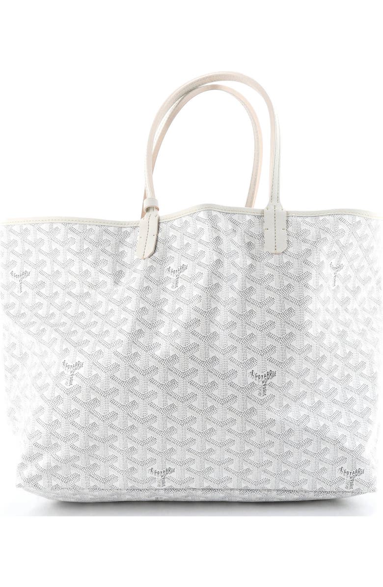 Pre-Owned Goyard Saint Louis Tote Coated Canvas PM, Alternate, color, White