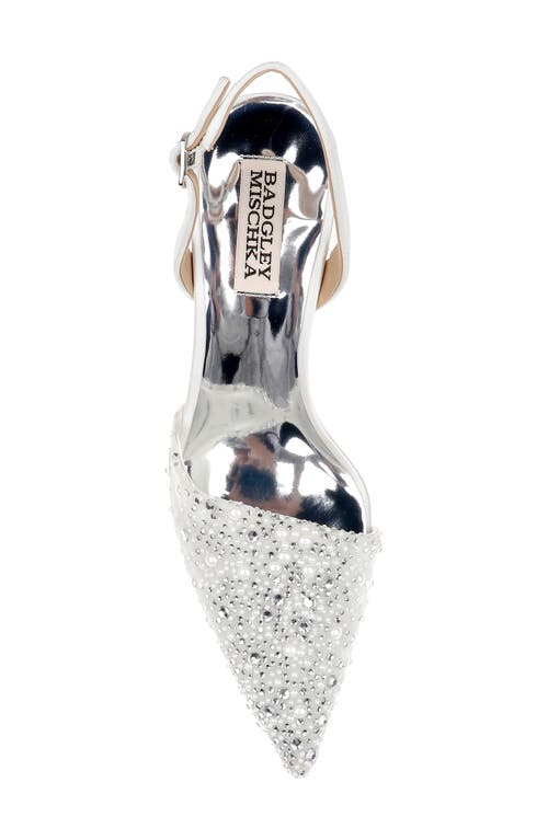 BADGLEY MISCHKA BADGLEY MISCHKA COLLECTION BRENNA SLINGBACK POINTED TOE PUMP 
