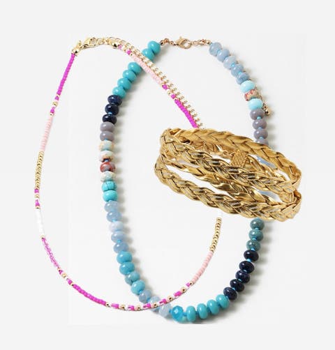On Repeat Necklace and Bracelet Bundle