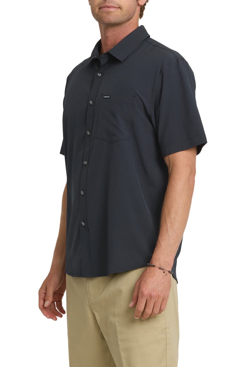 Ridgeport Regular Fit Short Sleeve Performance Button-Up Shirt, Alternate, color, ANTHRACITE