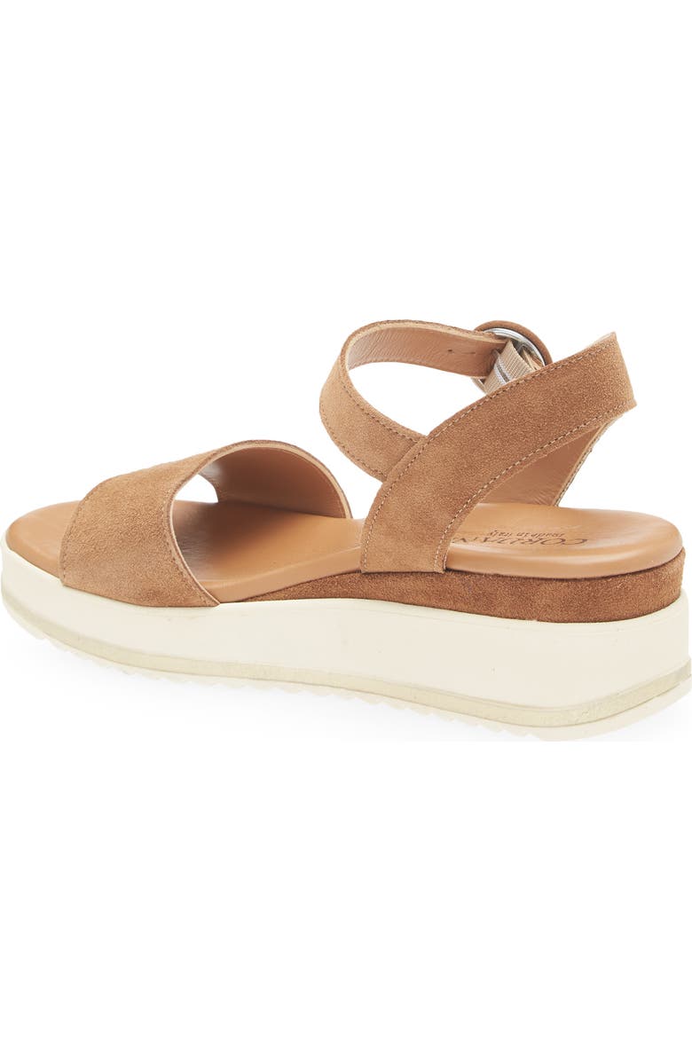 Cordani Arielle Ankle Strap Platform Wedge Sandal, Alternate, color, Clove