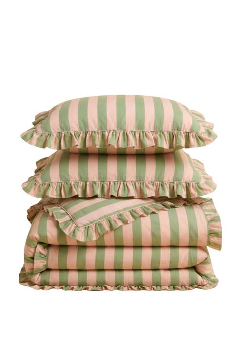 Cotton Ruffle Bedding Set