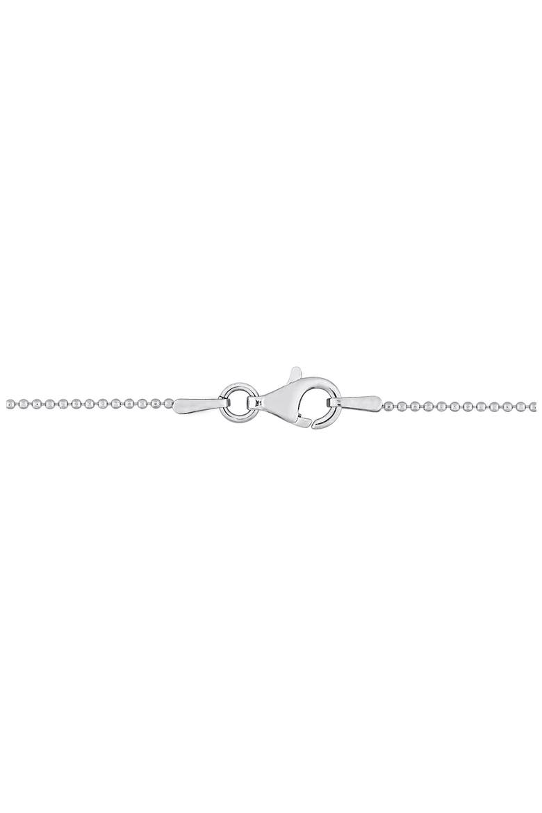 Ball Chain Necklace & Anklet Set, Alternate, color, SILVER