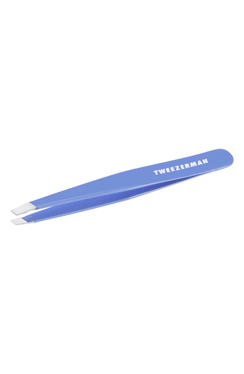 TWEEZERMAN Lapis Blue Slant Tweezer, Main, color, Blue
