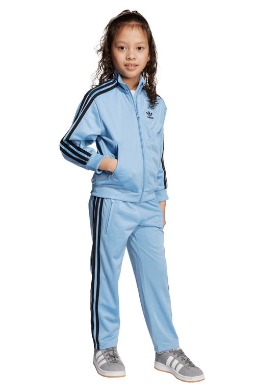 Adidas Originals Adidas Kids' Firebird Recycled Polyester Track Jacket & Pants Set In Blue