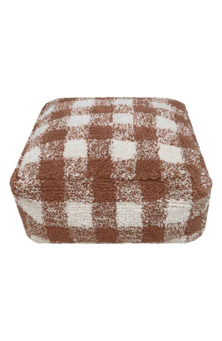 Lorena Canals Vichy Pouf, Main, color, Toffee