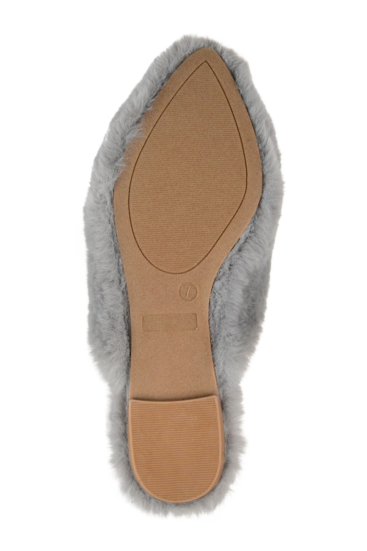 Journee Collection JOURNEE Sundown Faux Fur Slipper, Alternate, color, Grey