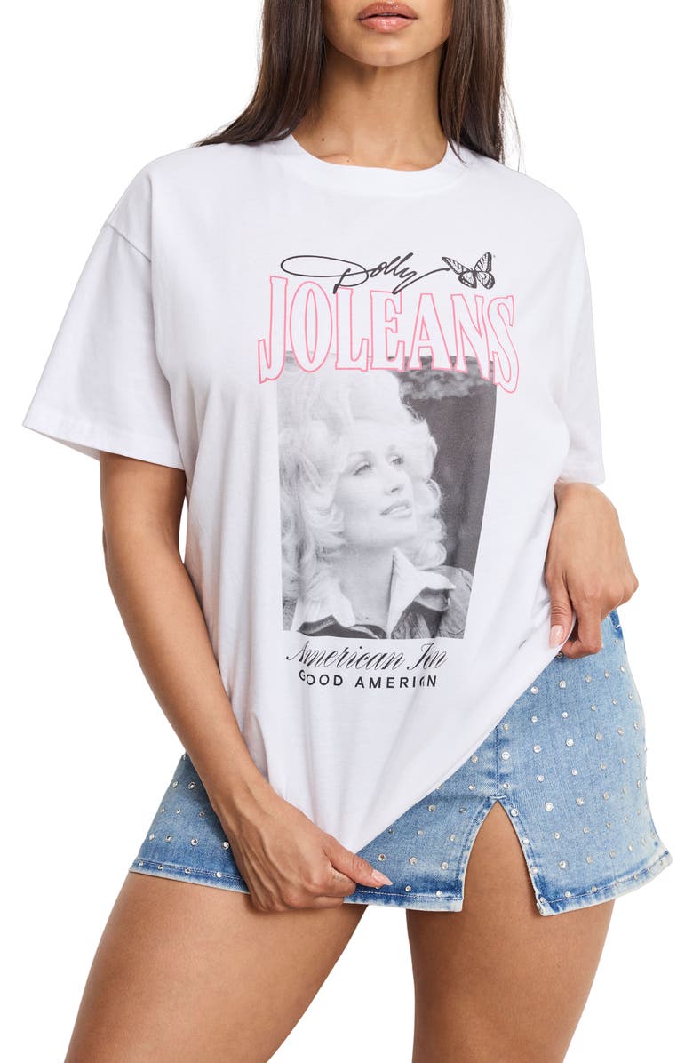 Good American Dolly Oversized Concert Tee, Alternate, color,
