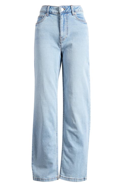 Heart Pocket Straight Leg Jeans