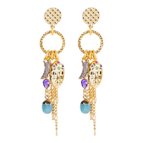 Mardi Gras Earrings