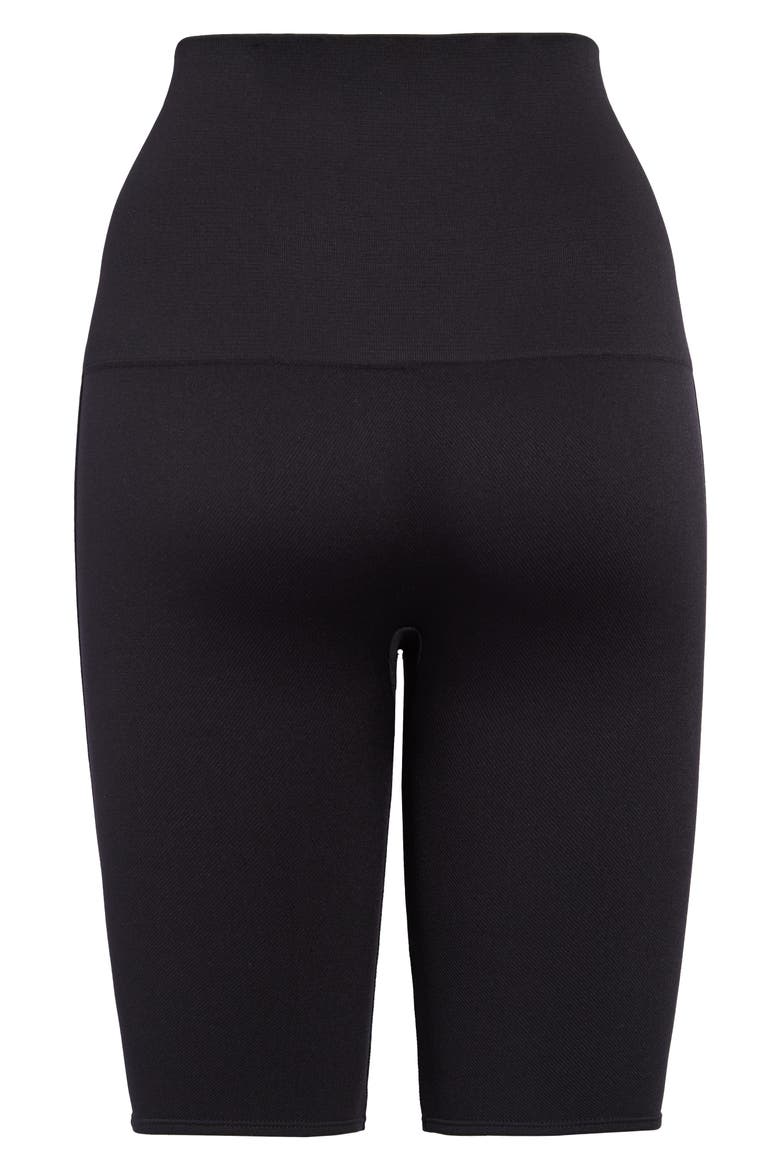 Look at Me Now Seamless Bike Shorts, Alternate, color, VERY BLACK