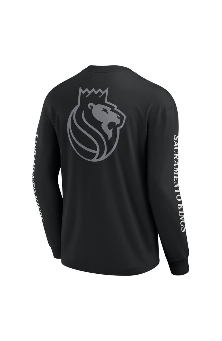 FANATICS Men's Fanatics Black Sacramento Kings Elements Strive Long Sleeve T-Shirt, Alternate, color, Black