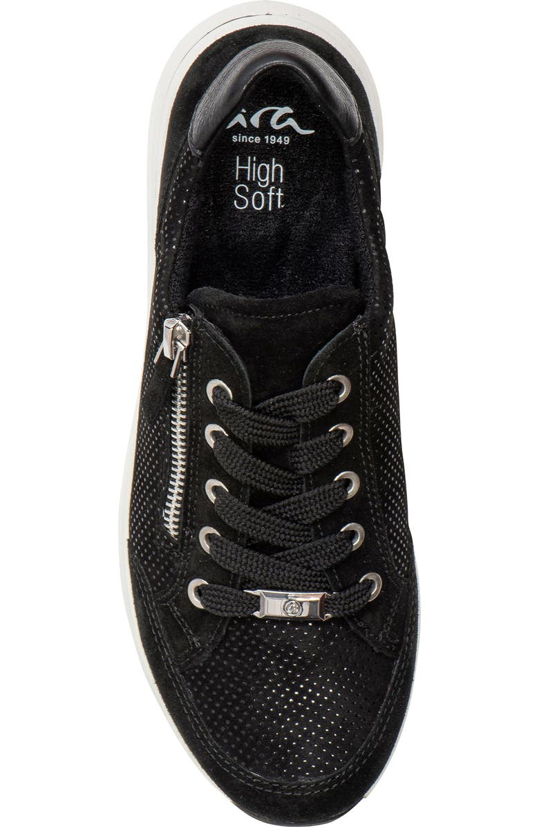 ara Oleanna Sneaker, Alternate, color, Black Puntikid