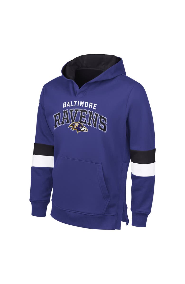 G-III SPORTS BY CARL BANKS Men's G-III Sports by Carl Banks Purple/Black Baltimore Ravens Adaptive Faceoff Pullover Hoodie, Alternate, color, Purple