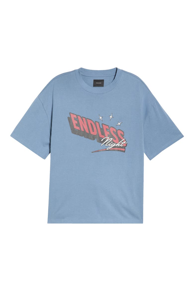 Endless Nights Graphic T-Shirt, Alternate, color, BLUE