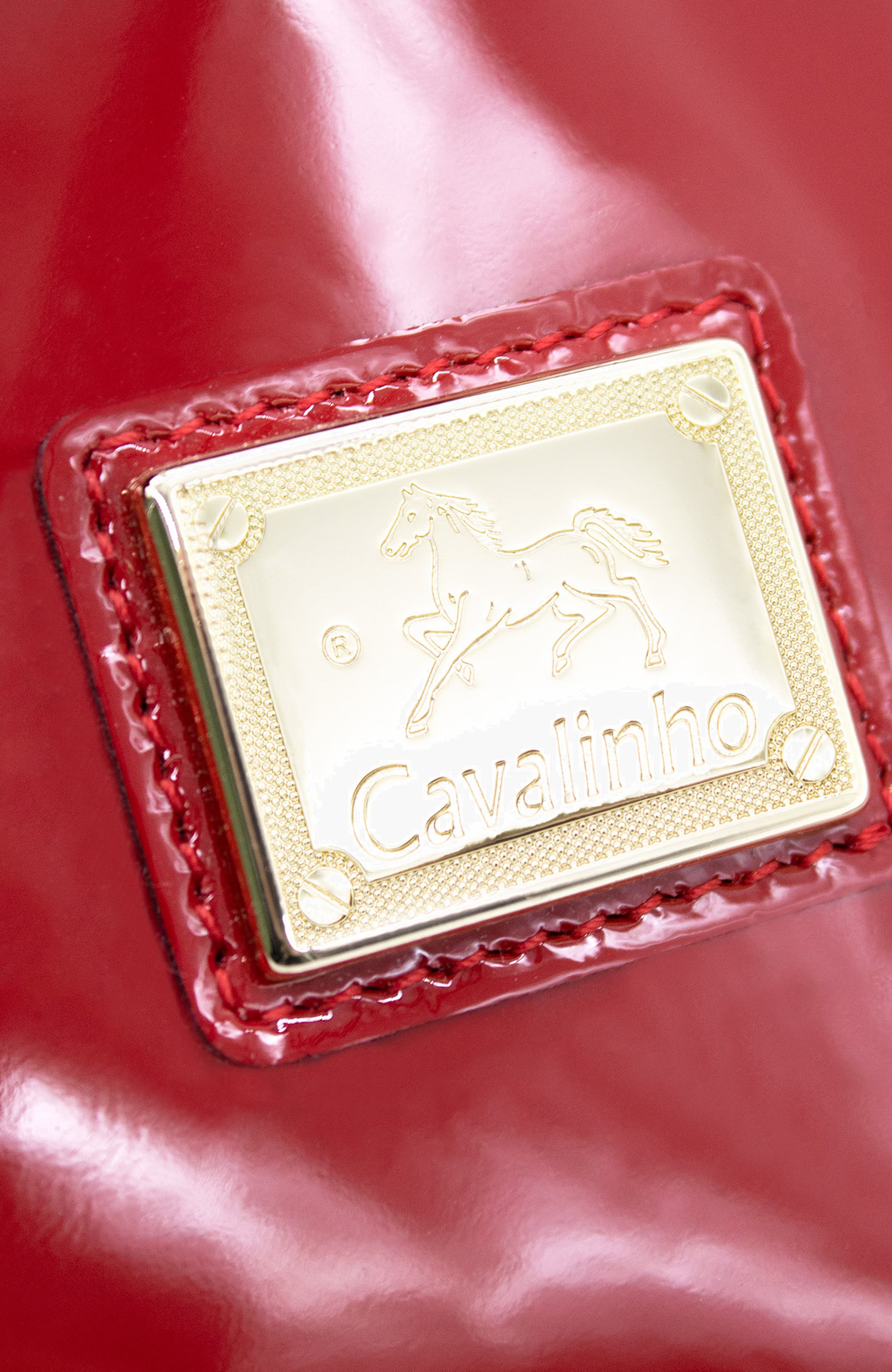 All In Patent Leather Clutch Bag 68, Alternate, color, Red
