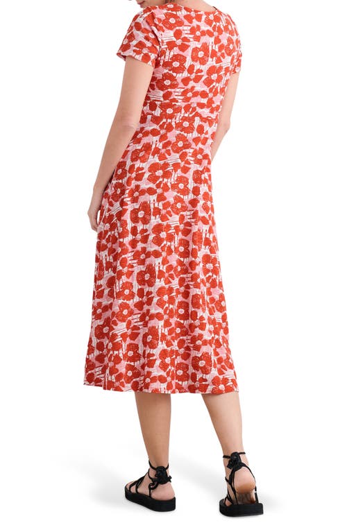 Seasalt Cornwall Chapelle Print Maxi Dress In Red