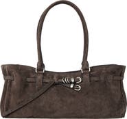 MARGESHERWOOD Soft Grandma Suede Shoulder Bag