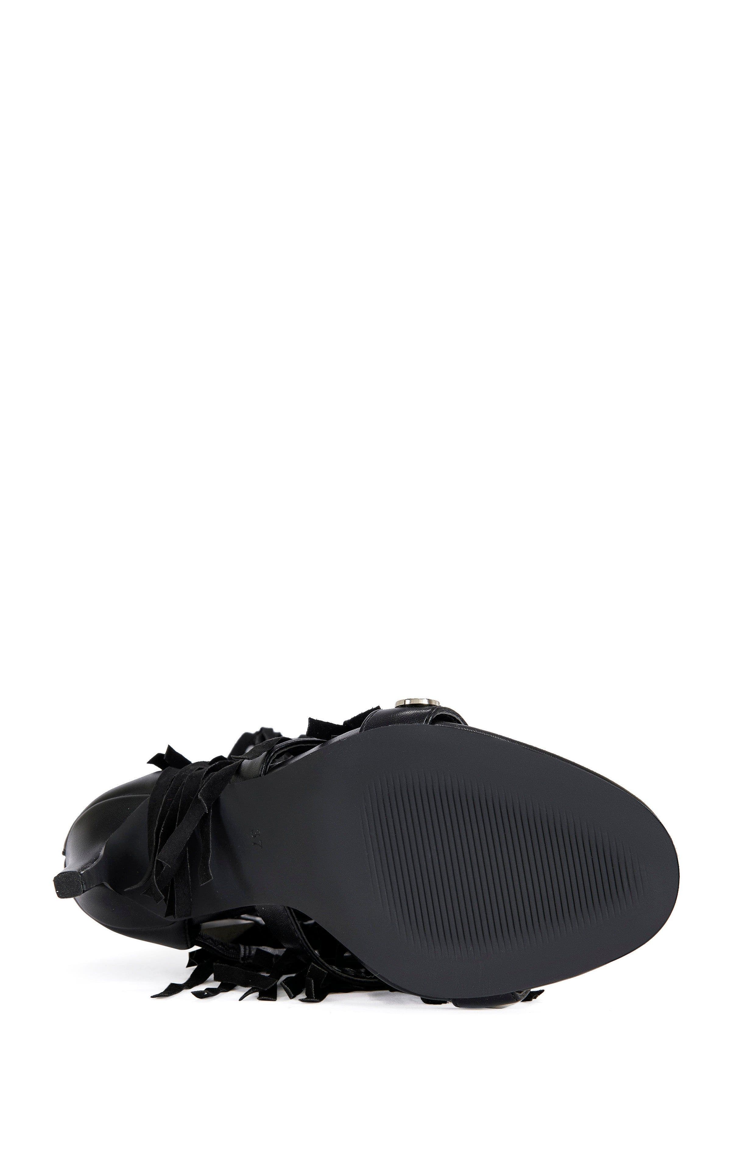 AZALEA WANG Sameya Stiletto Sandal, Alternate, color, Black