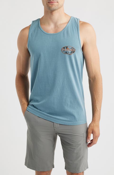 Tropical Night Cotton Graphic Tank