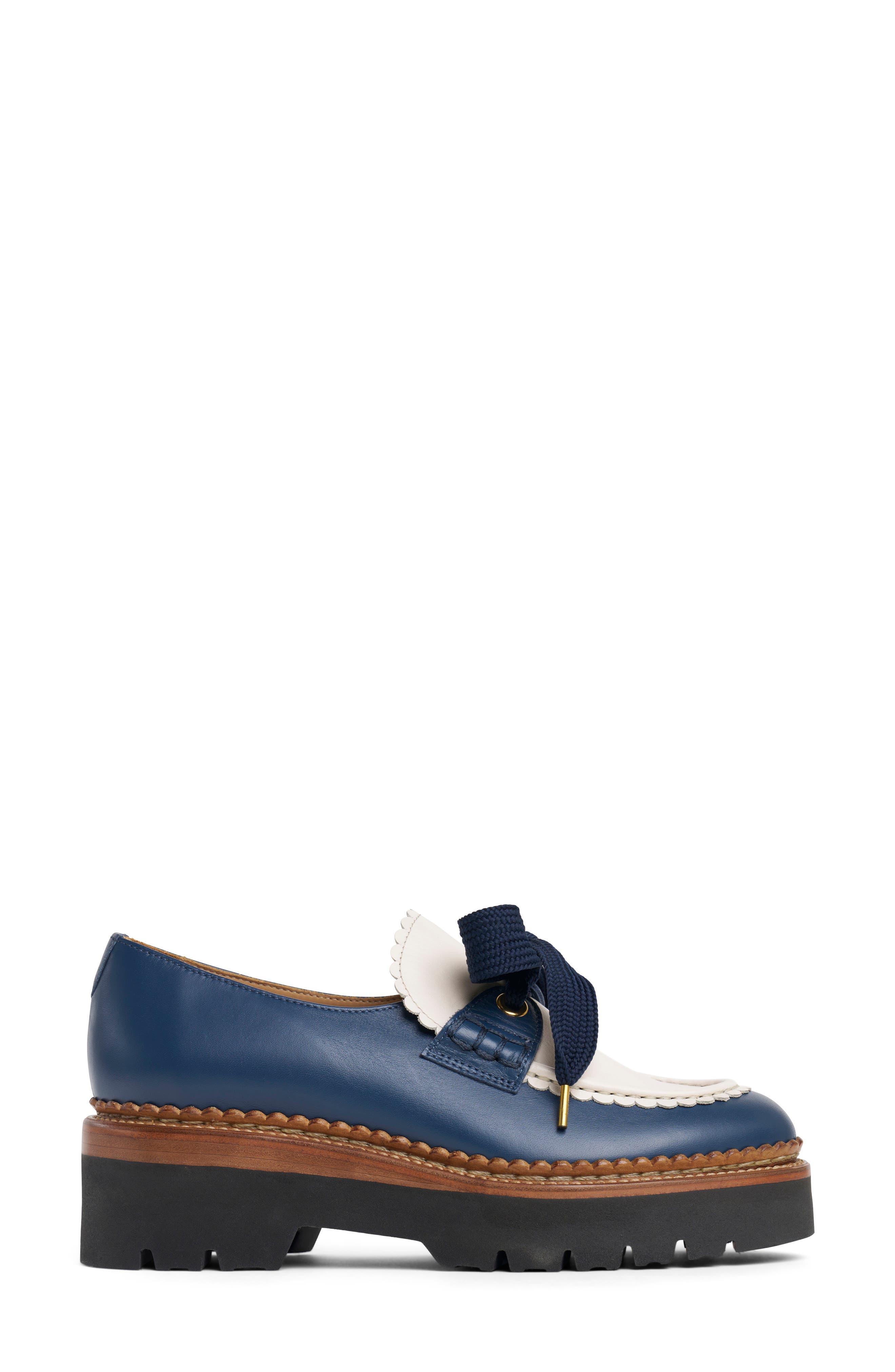 The Office of Angela Scott Miss Elsie Lug Sole Loafer, Alternate, color, 