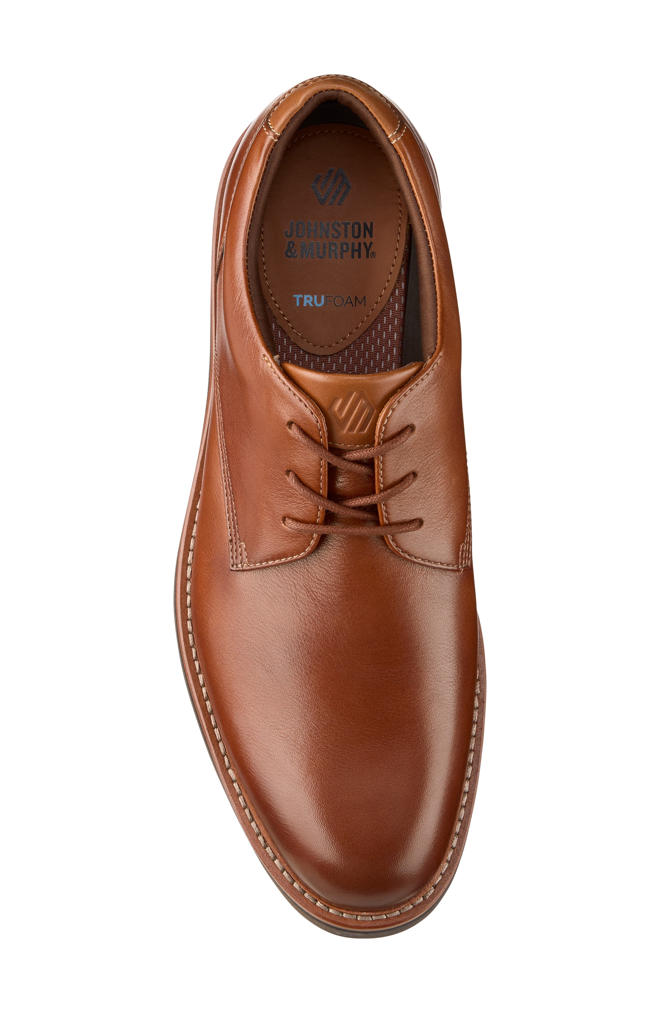 Tyson Plain Toe Derby, Alternate, color, TAN FULL GRAIN